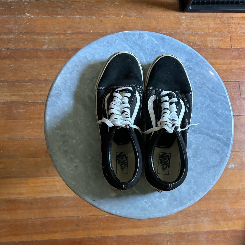 Vans Black and White Sneakers